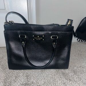 Black kate spade purse